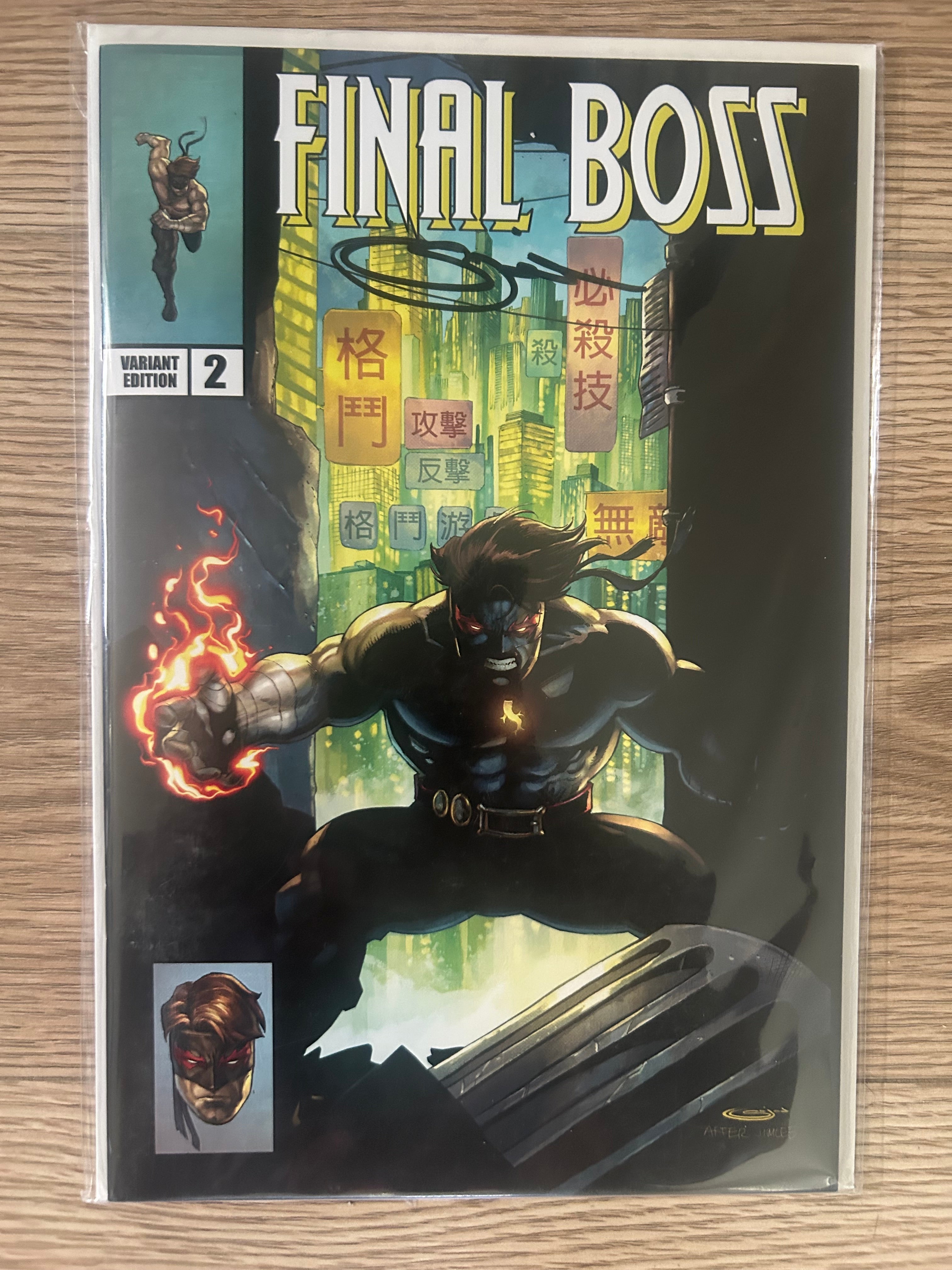 Image Comics Final Boss #2 Wolverine Homage Variant by Sajad Shah Signed with COA