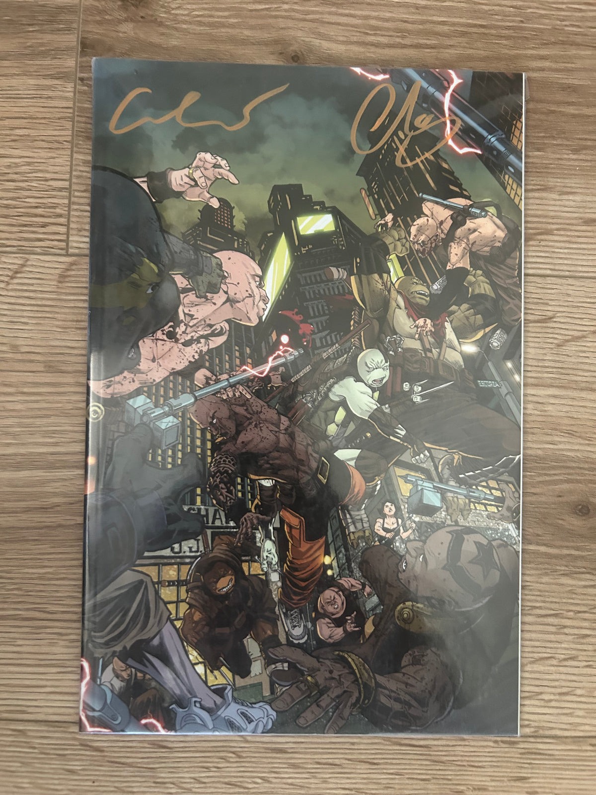 IDW Comics Teenage Mutant Ninja Turtles: The Last Ronin II - Re-Evolution Virgin Cover by The Escorza Brothers Signed w/ COA