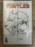 IDW Teenage Mutant Ninja Turtles #2 w/ Original Sketch by Eddie Nunez - Signed with COA