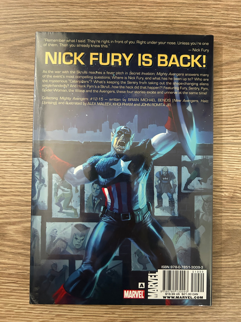 Marvel Comics The Mighty Avengers: Secret Invasion (Hardcover)